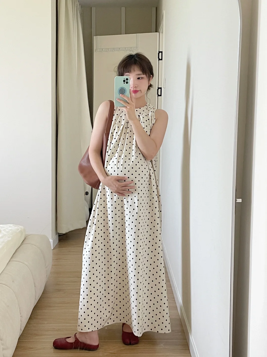 分享孕期敲喜欢的一条连衣裙👗～