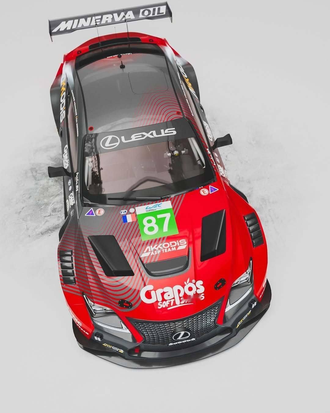 The Lexus RC-F LMGT3 雷克萨斯RCF