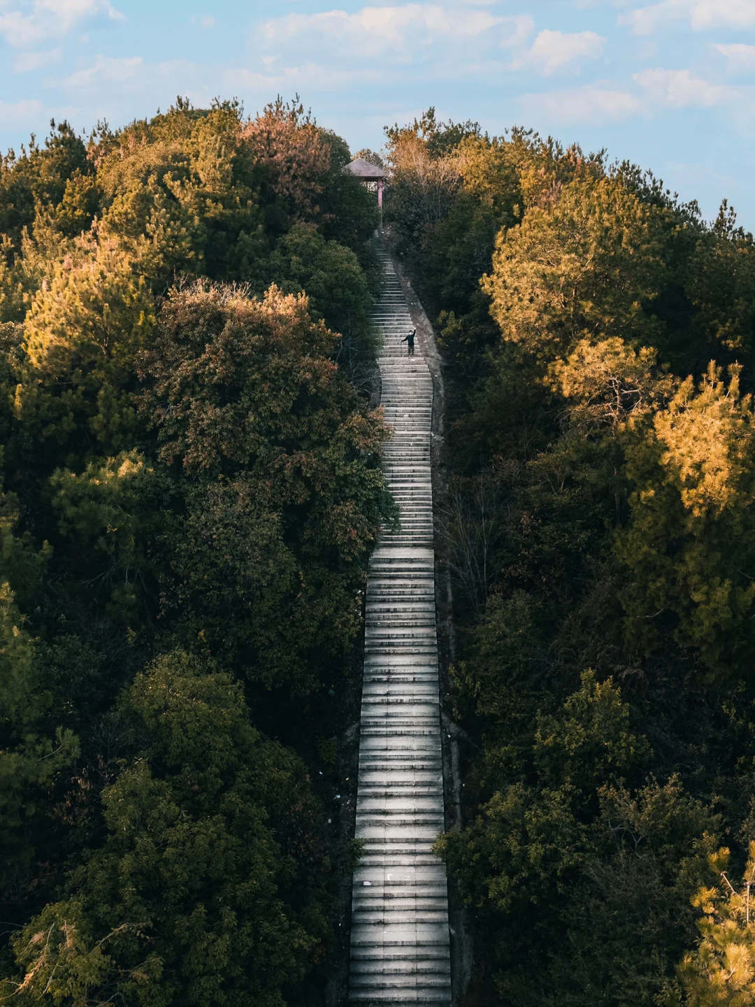 跟我来❗️再不登上这座山⛰武汉就要下雨了‼️