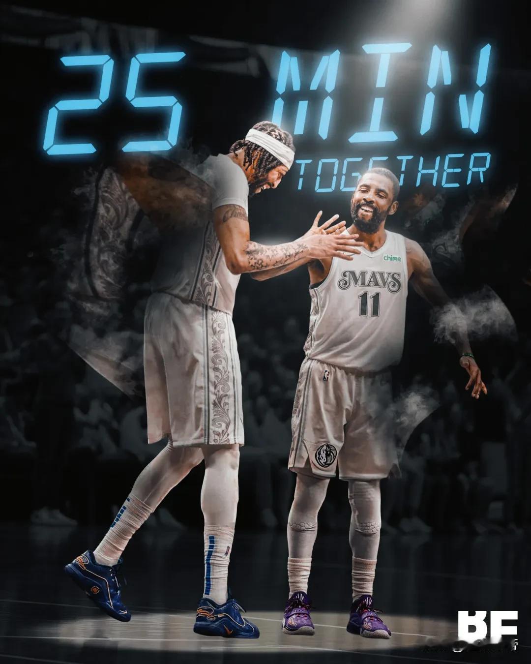 王不见王，浓眉加盟独行侠以来和偶文件仅合体25分钟!

独行侠用东契奇换来浓眉时