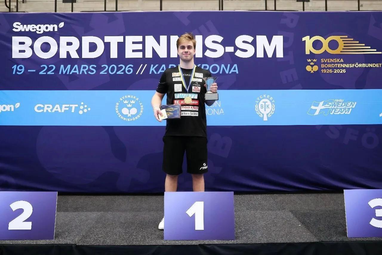 莫雷加德6连冠：赛后一个动作把全场逗笑了

小莫夺得瑞典全锦赛第6次冠军，现在基