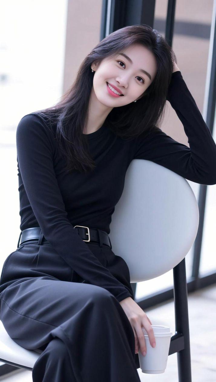 AI黑调氛围感写真 抖音ai创作