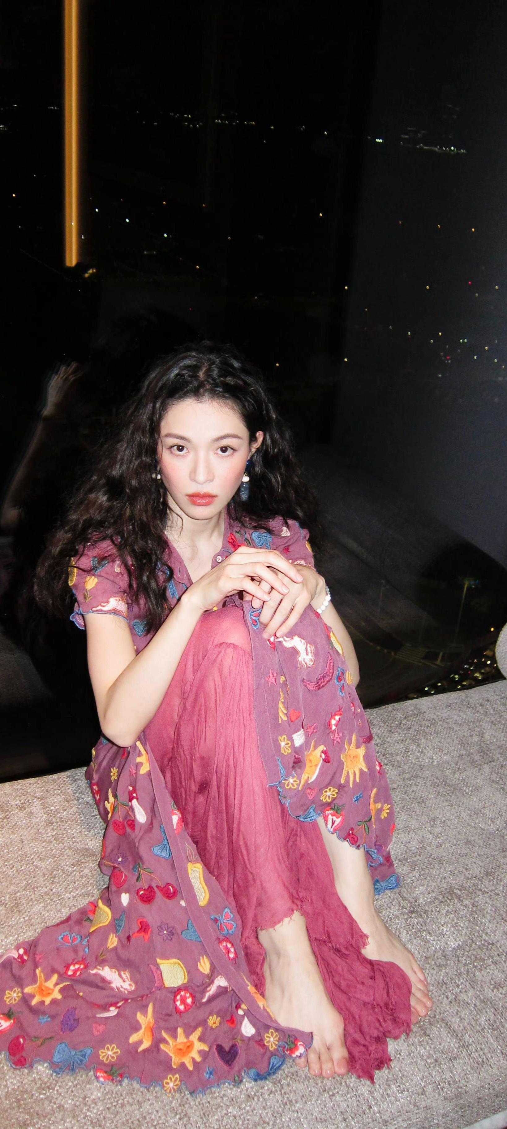 钟楚曦 拍照总是那么随性