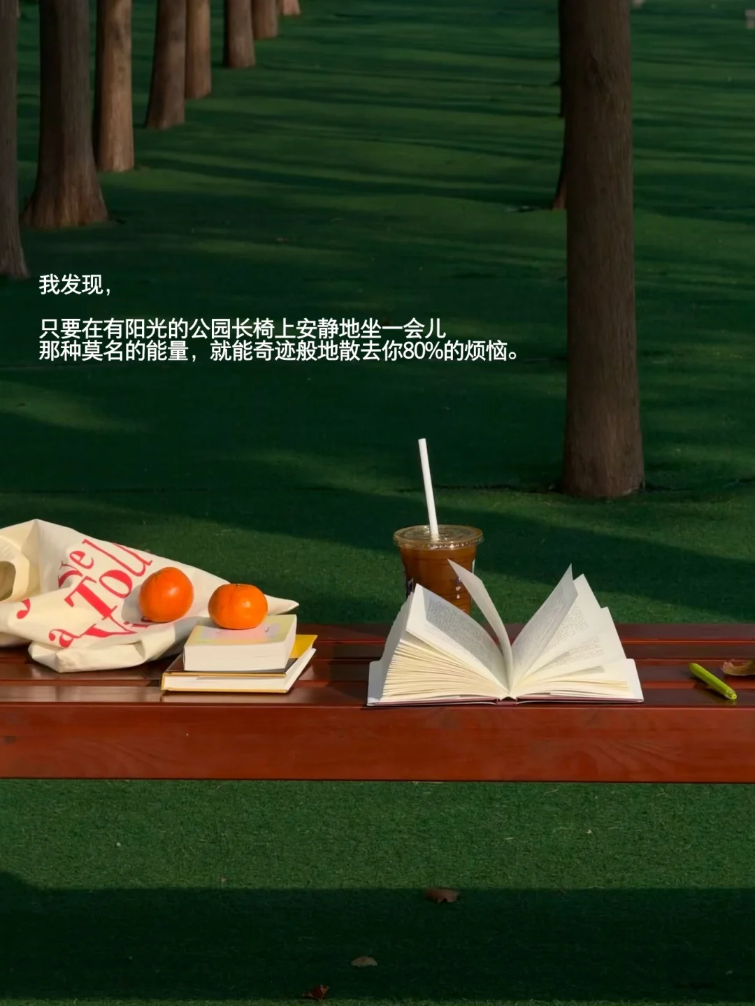 有阳光的日子，就能抵消大部分痛苦。