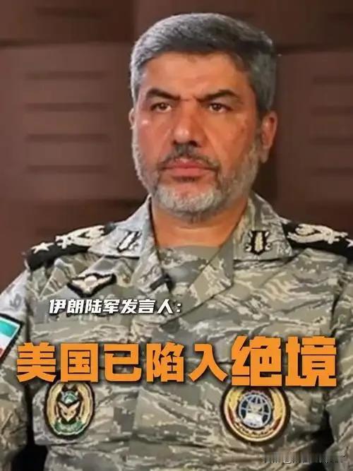 《被美军炸到鼻青脸肿，伊朗发言人竟称"美国已陷入绝境"？德黑兰的精神胜利法该醒醒