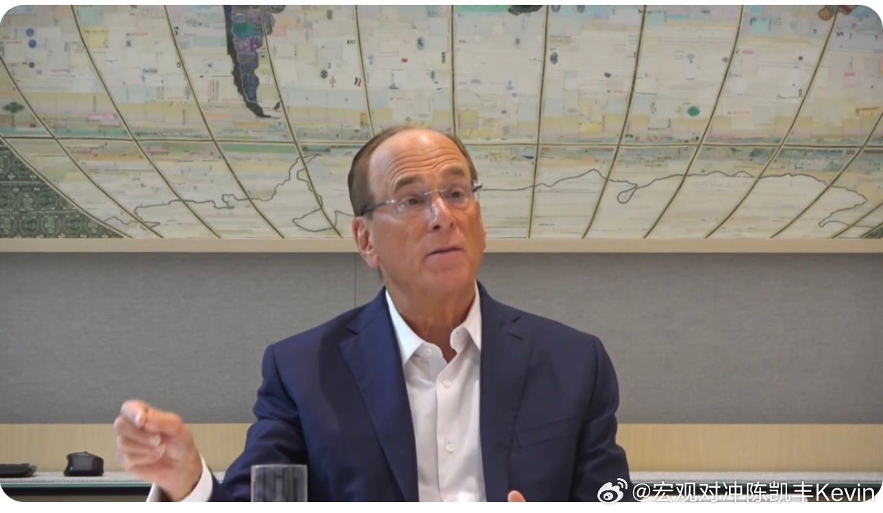 分享今天贝莱德的 CEO 芬克对于2026年资本市场的展望1，人工智能板块没有泡