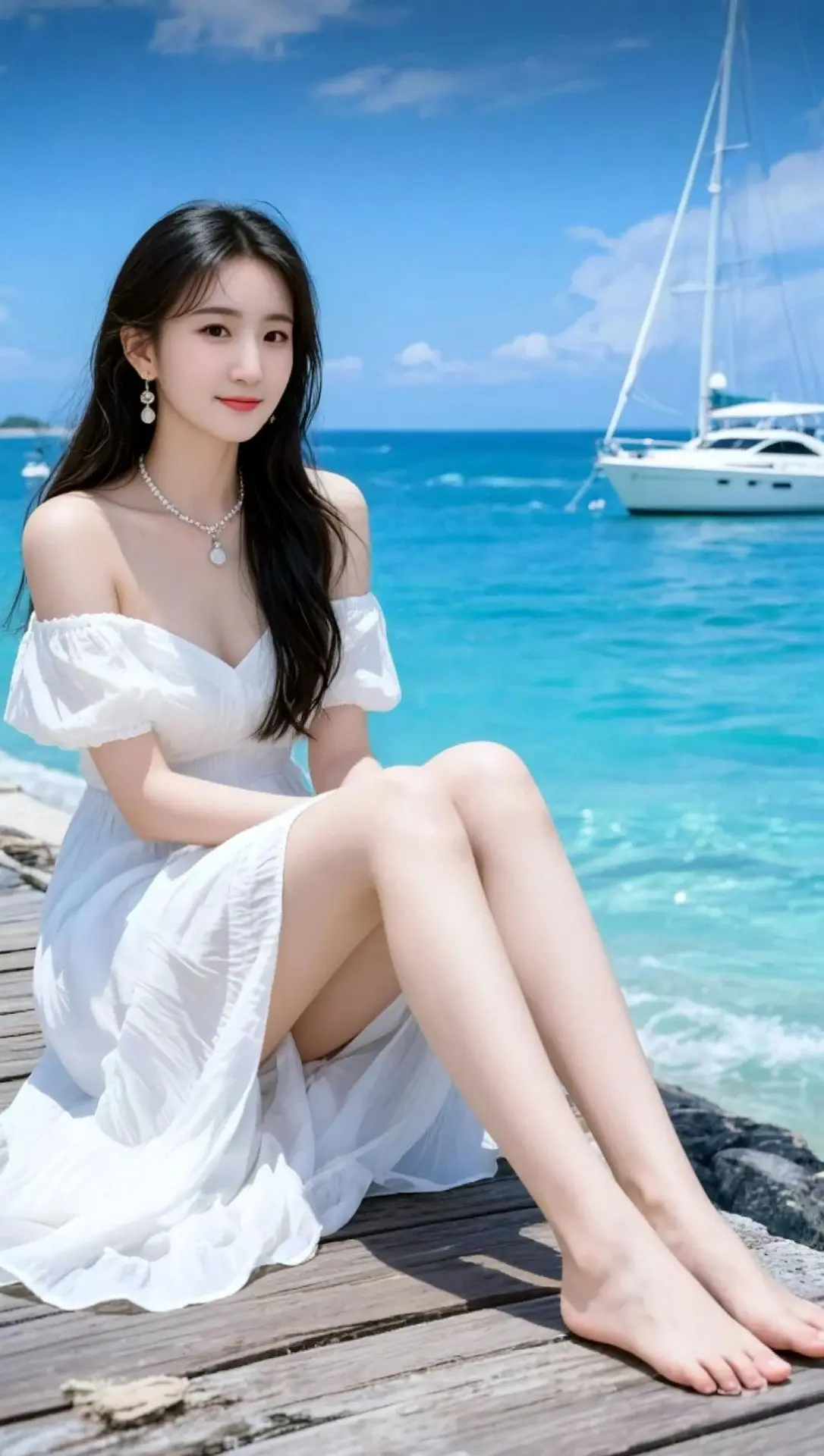 AI海滨风情写真 随变ai随便玩