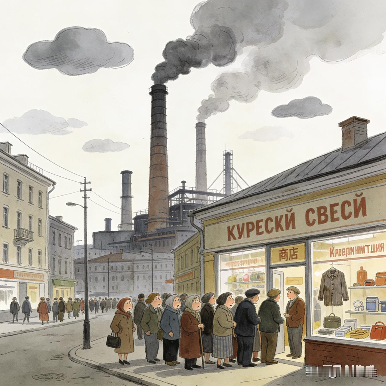 前苏联轻工业始终发展滞后，核心是长期战略导向偏差、经济体制僵化等多重因素叠加的结