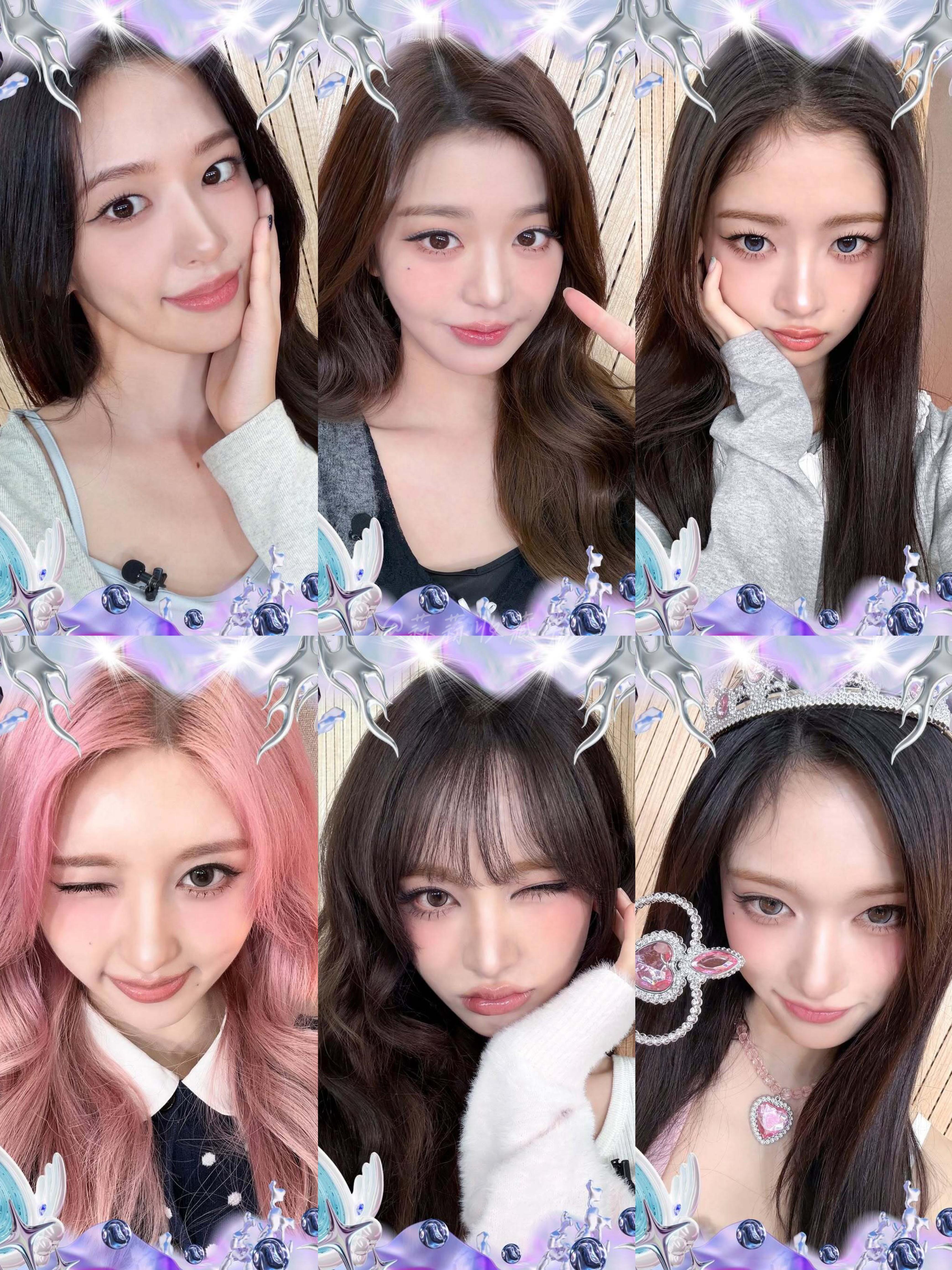 IVE全员今日更新自拍🤳🏻 