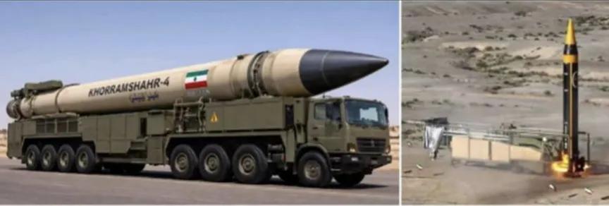 伊朗伊斯兰革命卫队动用霍拉姆沙赫尔-4中程弹道导弹发动第10波攻势，打击以色列特