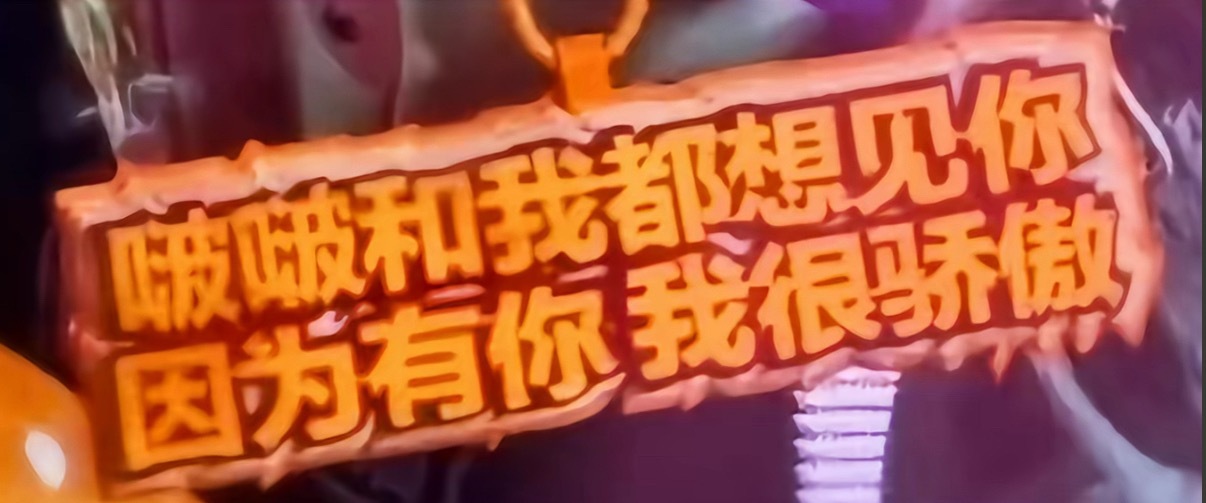 原来小极昨天舞台上挂的不织布是这个文案张极因为有你 我们很骄傲😭 ​​​