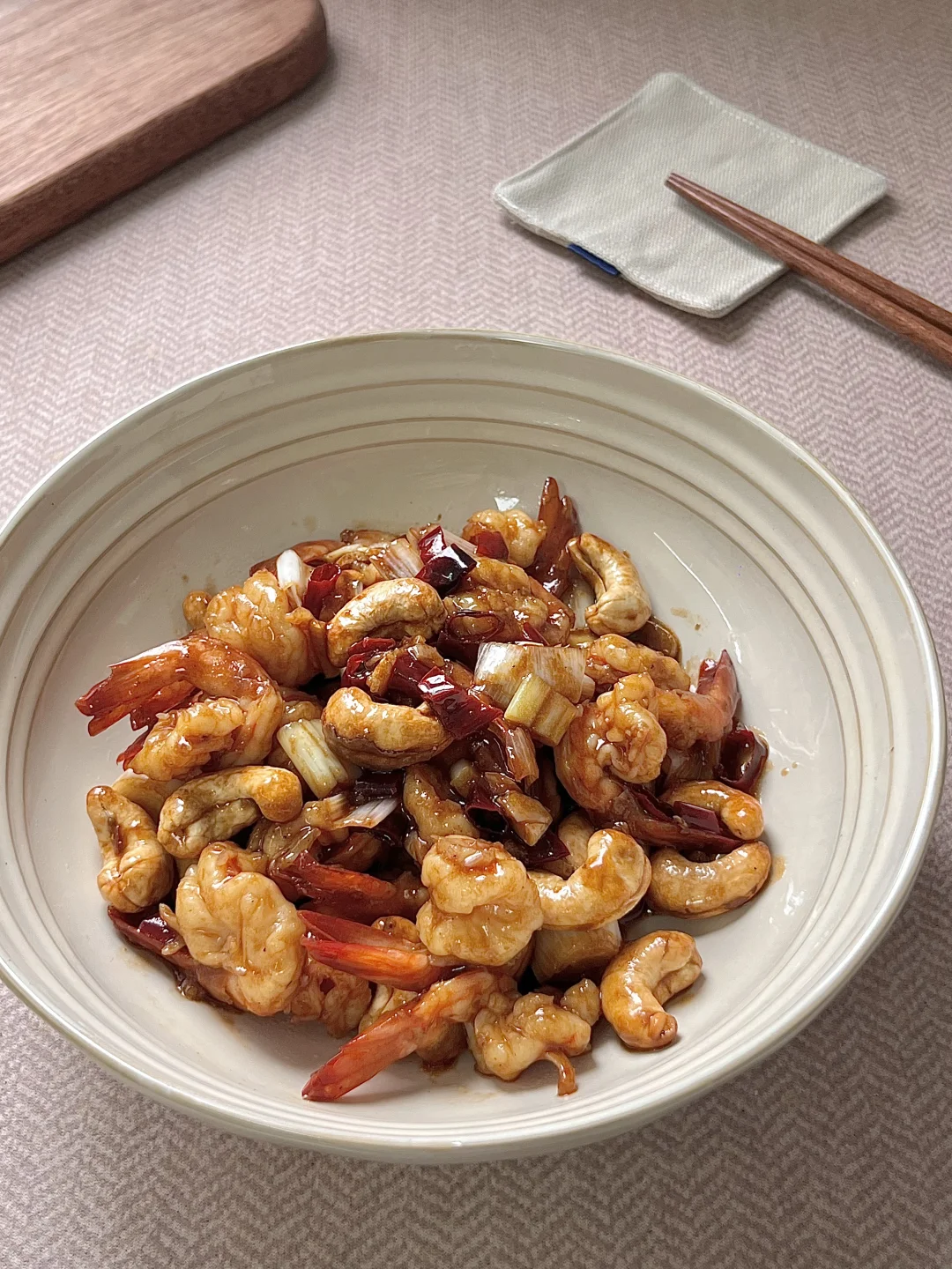 1️⃣个人吃整盘🤤宫保虾球🦐太好次