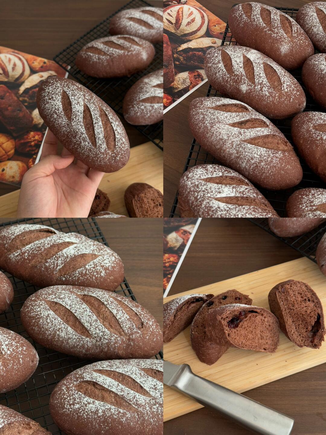浓郁巧克力软欧包🍫无油低糖的配方