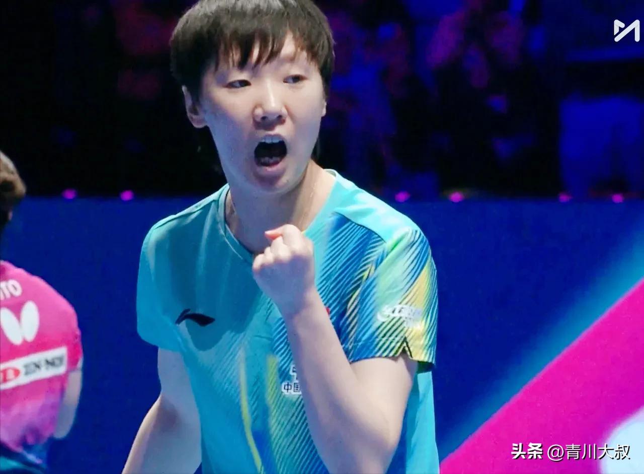 王艺迪4:1送走了日本一姐张本美和，
覃予萱4:1送走了日本二姐早田希娜，
王曼