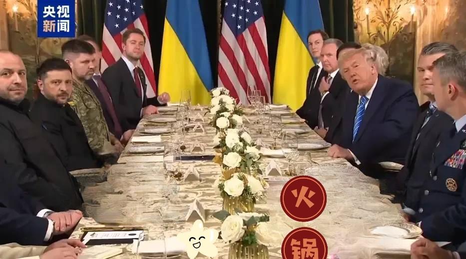 当地时间12月28日，在与乌克兰总统泽连斯基会面前，美国总统特朗普与俄罗斯总统普