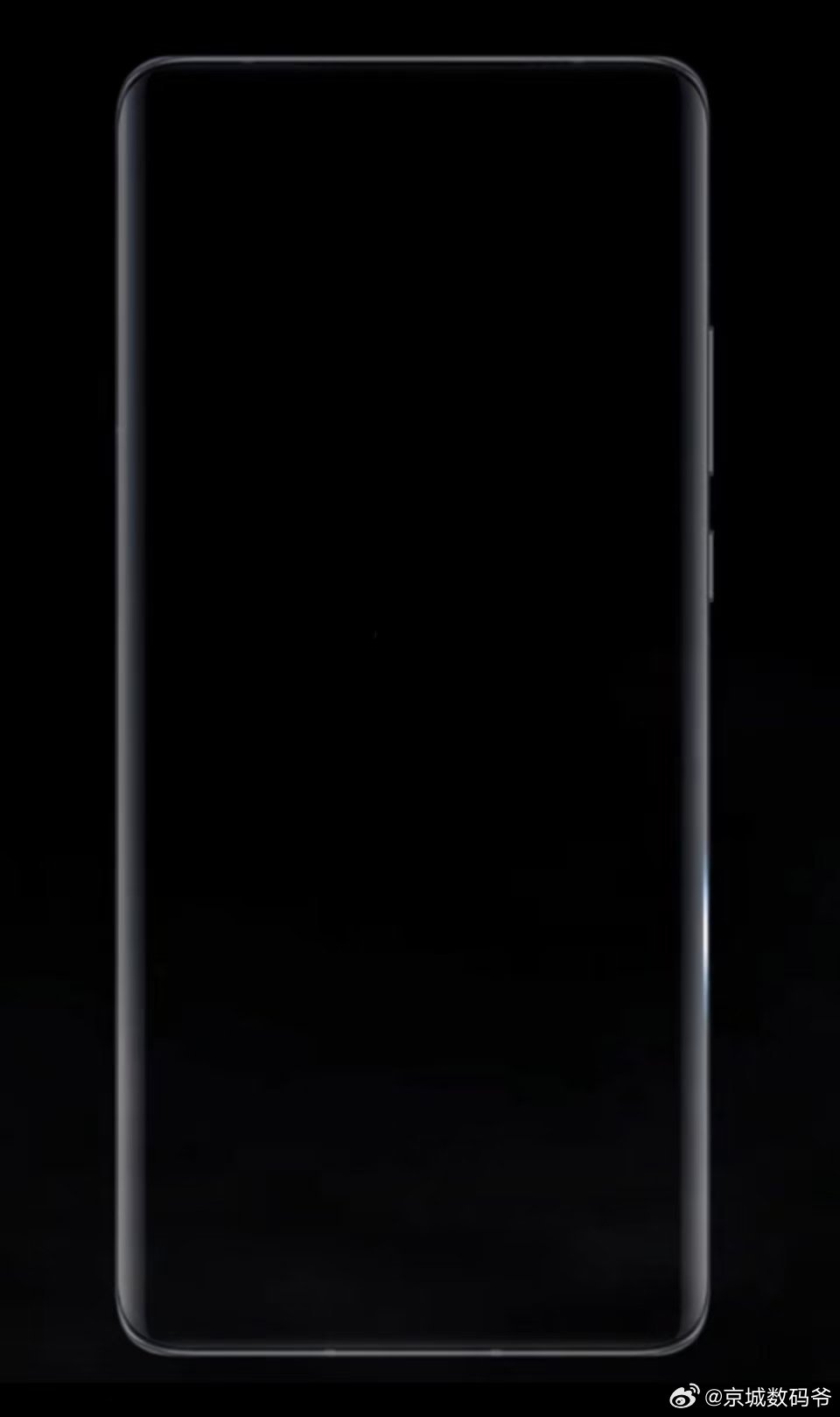 无孔，曲面弧度极大的屏幕，喜欢吗？ 