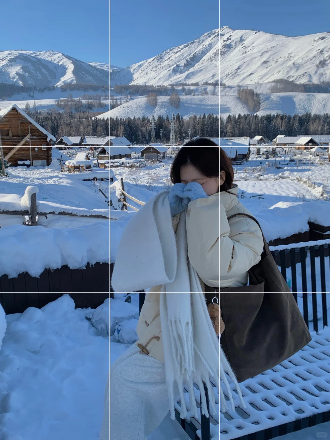 9️⃣个在雪地不臃肿显瘦拍照姿势快来学！