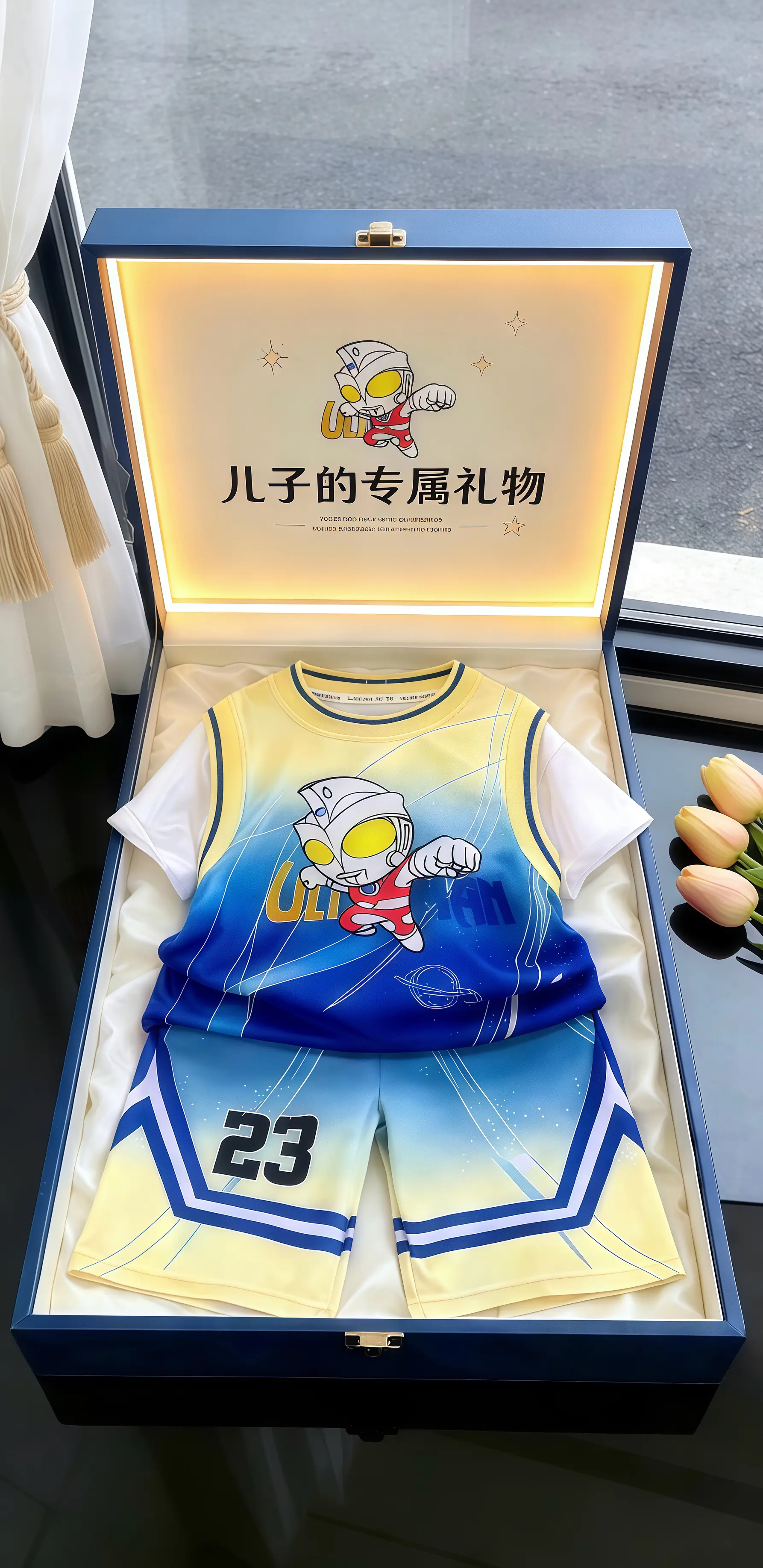 男宝穿搭 奥特曼男童套装 哪个奥特曼是你的光 我就是这条gai最亮的仔...