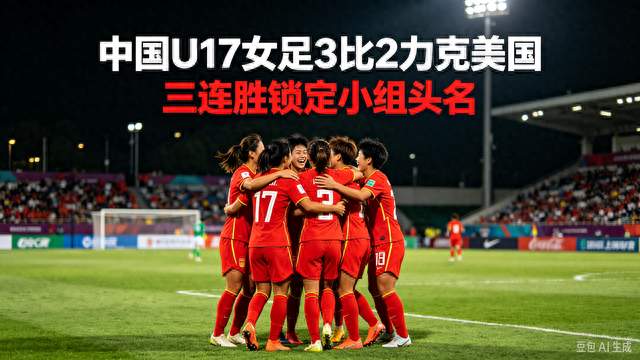 3比2拿下美国！U17女足世界杯中国队三连胜头名出线