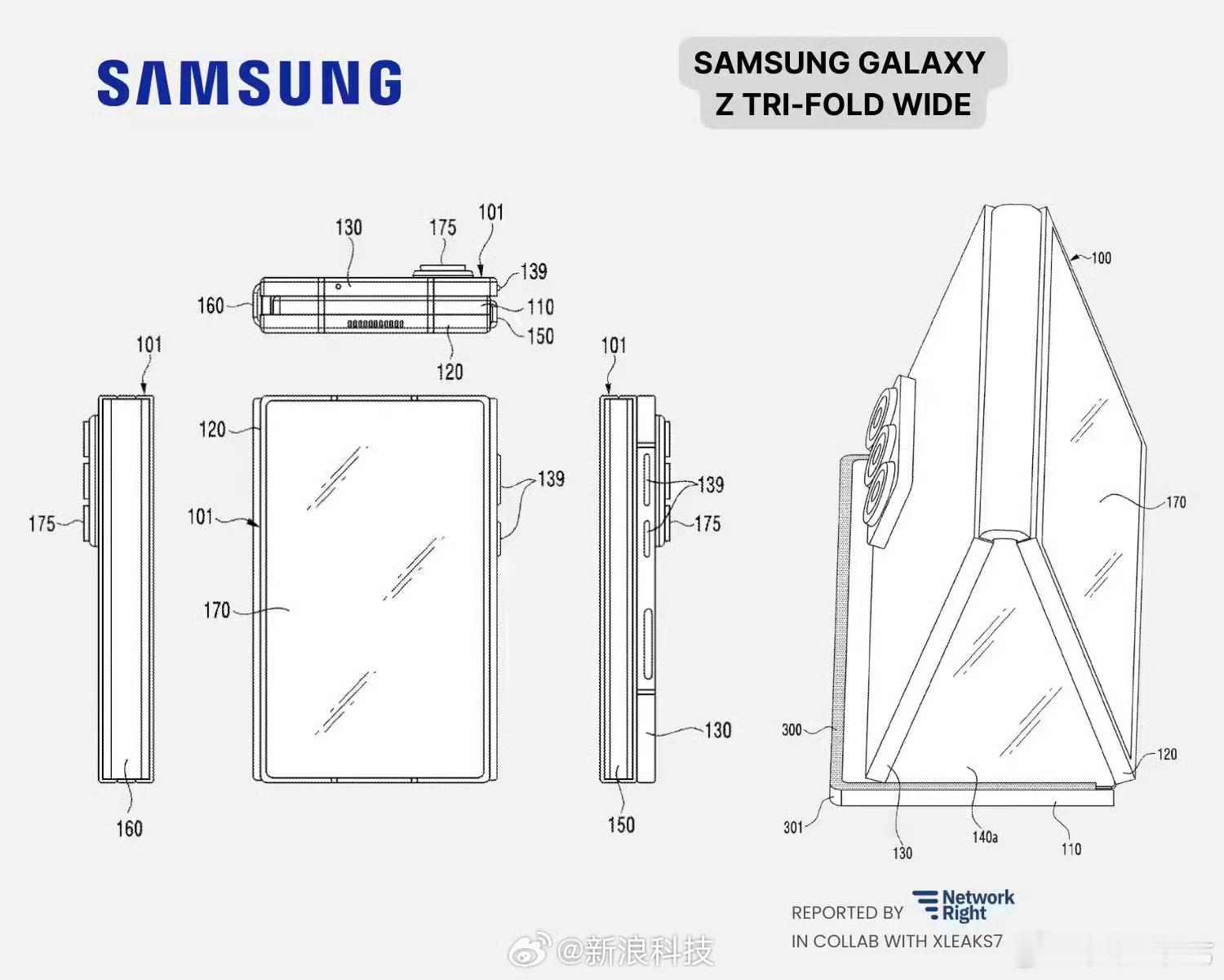 三星阔屏三折叠手机曝光，上市后可能被命名为Galaxy Z TriFold Wi