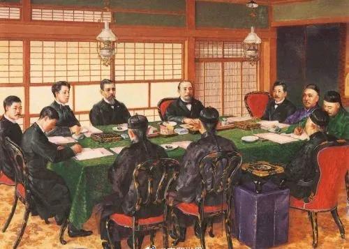 英国与日本对中国不约而同地…… 

英国在展览中高调亮出《南京条约》原件，日本则