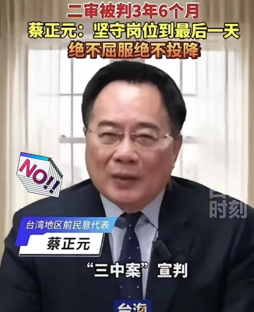 尘埃落定，2.39亿全额没收，73岁蔡正元笑着谢幕。

最后一次出镜，他全程面带