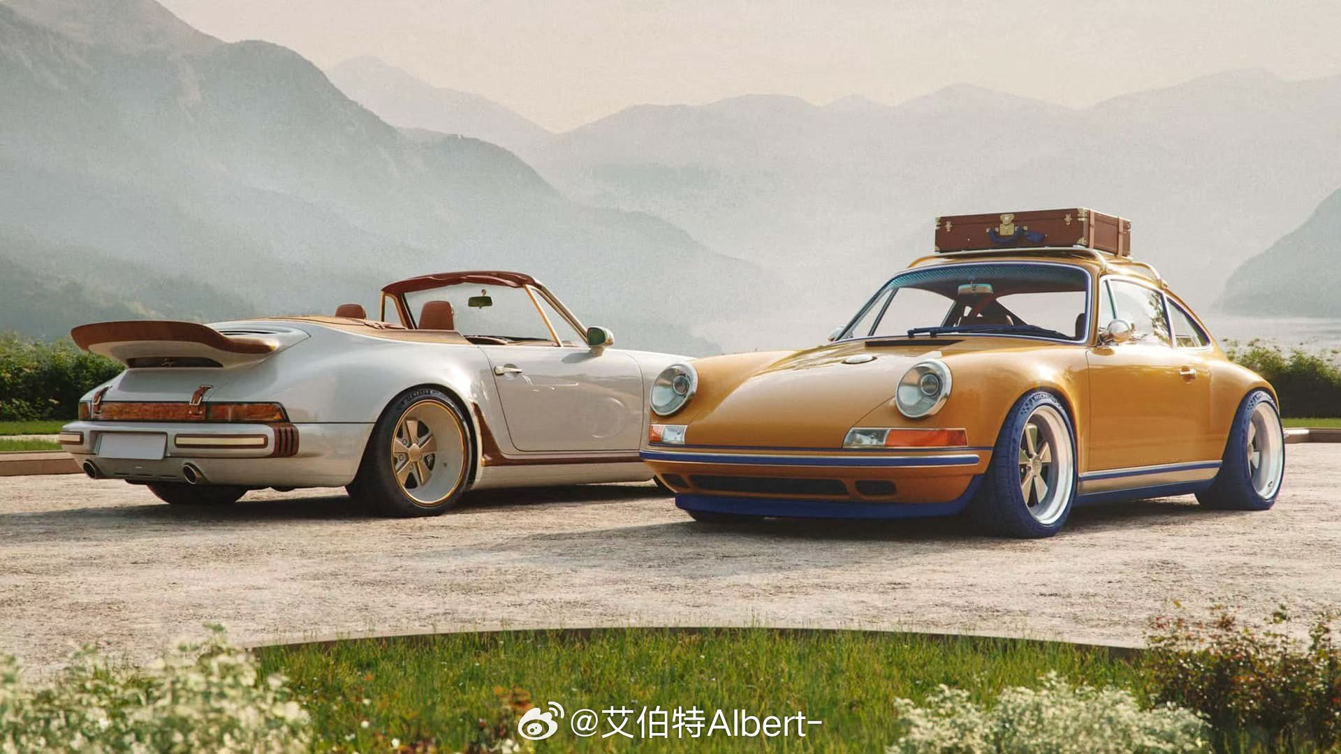 LV 造车了。确切地说，是联手 Singer Vehicle Design 改装