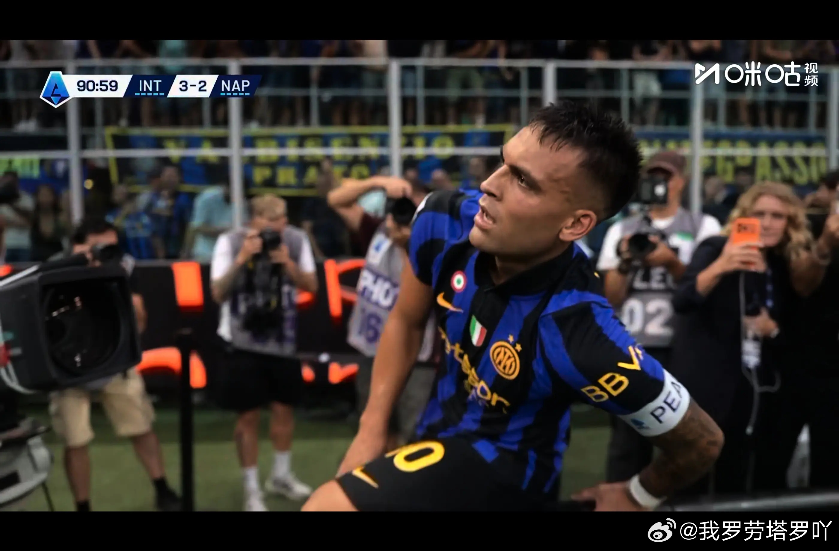 队长牛逼！足球出色进球进球霎时燃爆⚽出色进球国际米兰劳塔罗 ​​​