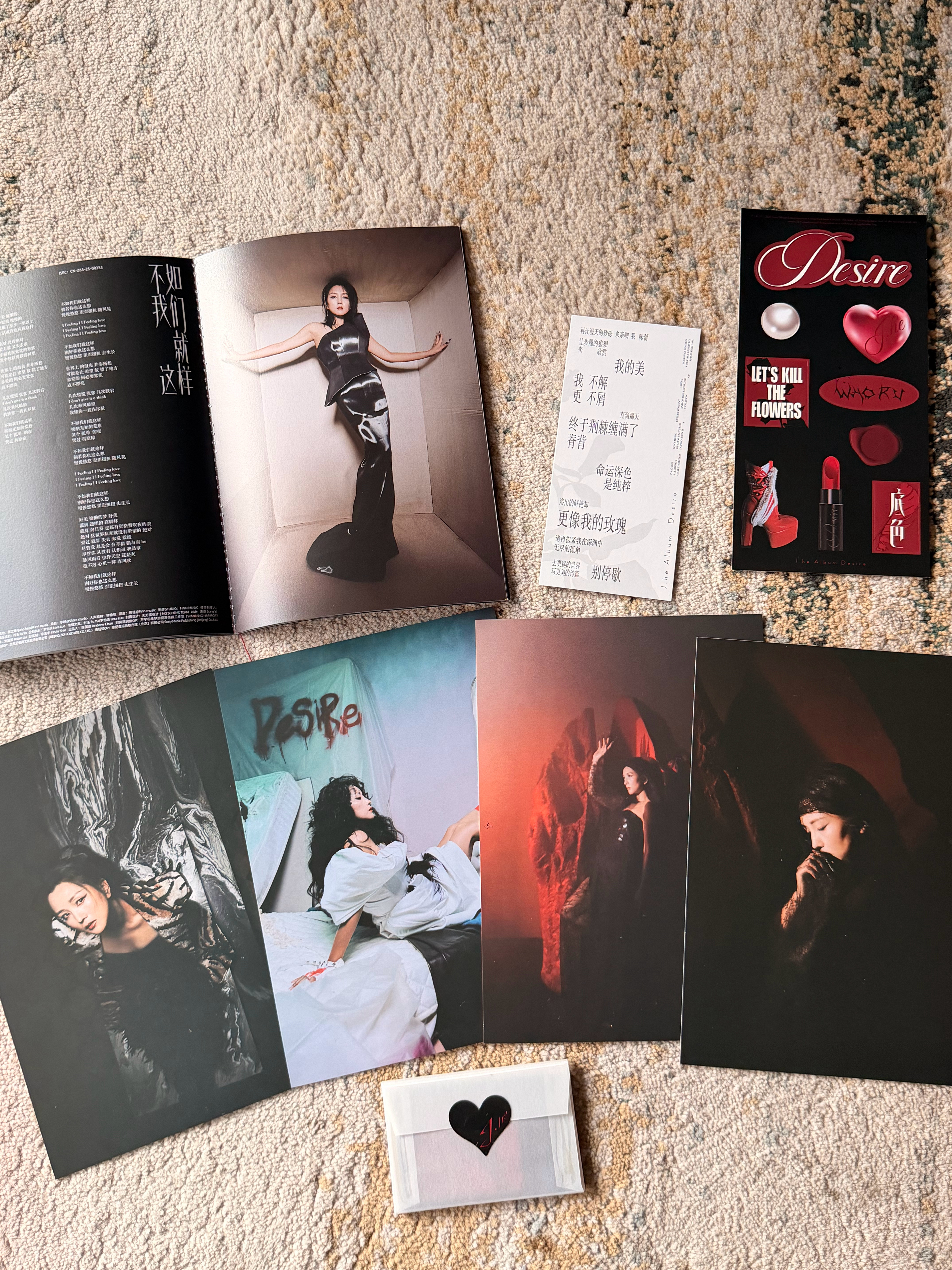 收到何洁《底色》实体专辑，做得很有质感，跟作品一样厚重，等下次见面把签名补上哈哈