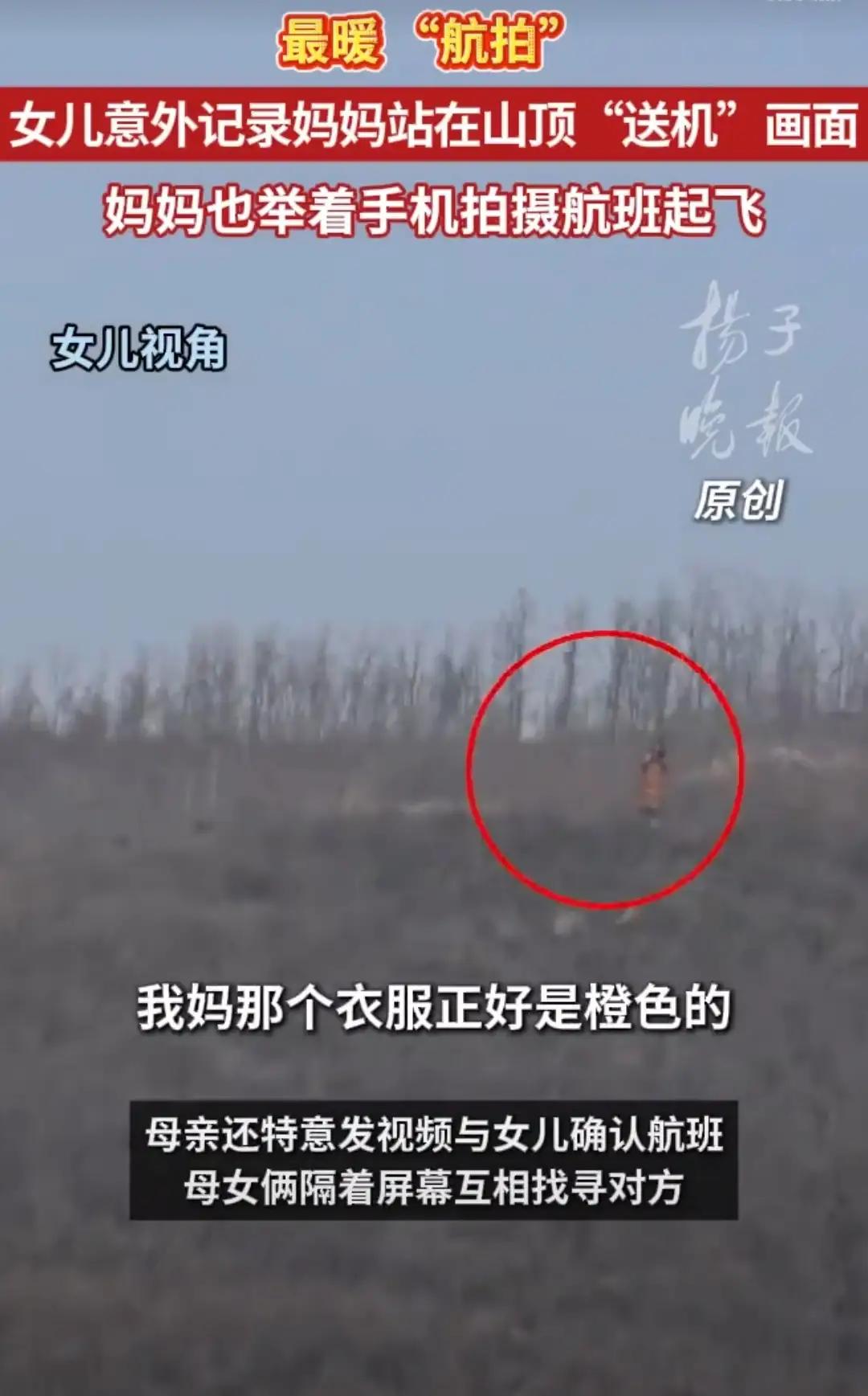 女儿：
再见吧，妈妈，再见吧，妈妈！
女儿已长大，坐上飞机，要去追逐梦中美境和鲜