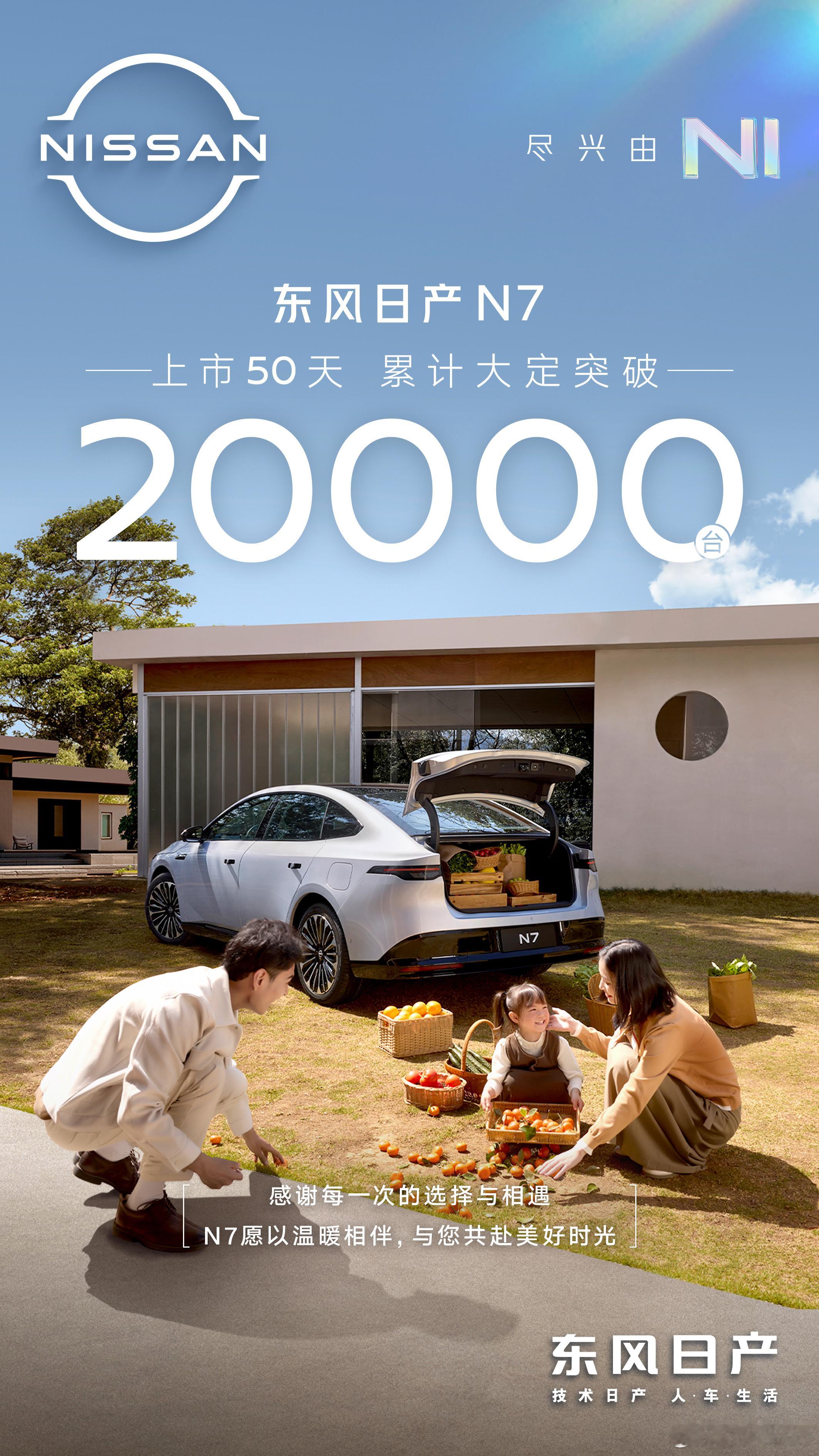 日产N7的表现拉回了不少经销商的信心，现在门店流量全在向它集中 ​​​