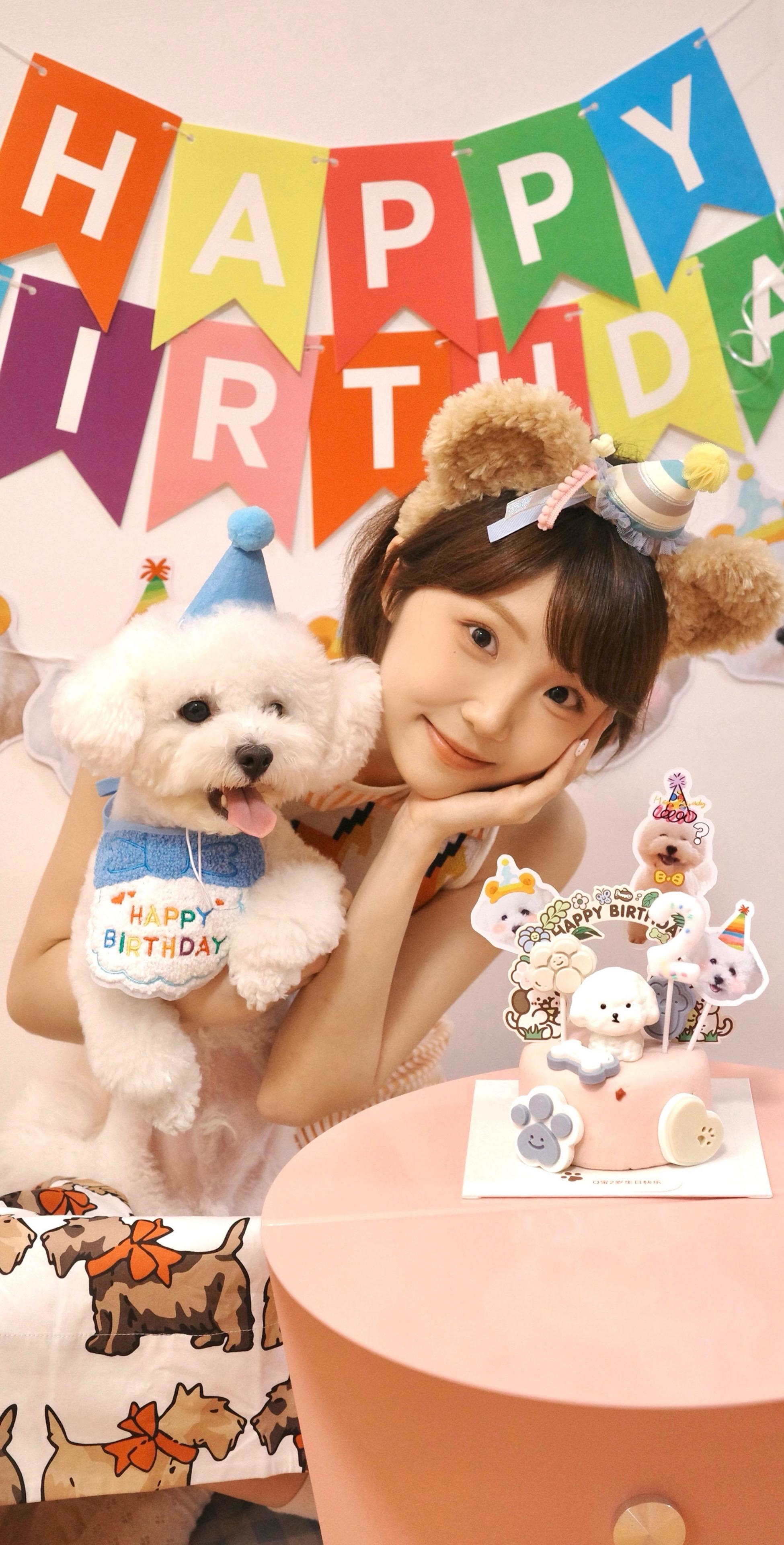 亲爱的小q：8.30是你的2岁生日 妈妈希望你做个无忧无虑的小狗狗，能...