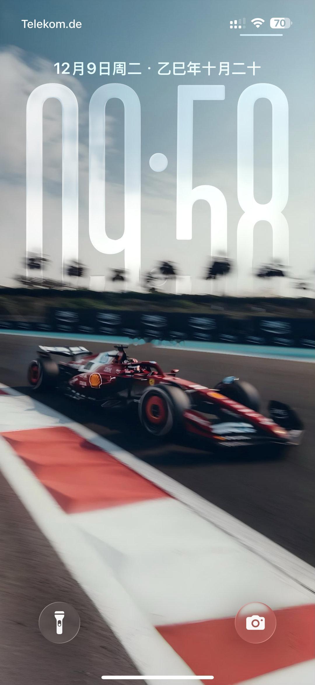 我的新壁纸，虽然法拉利SF25战车今年很拉