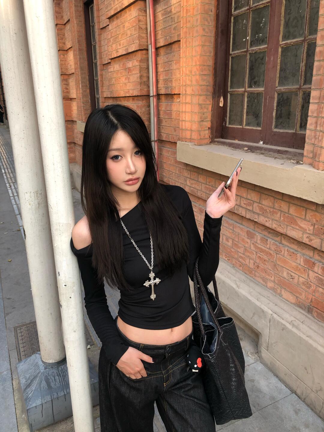 全黑look