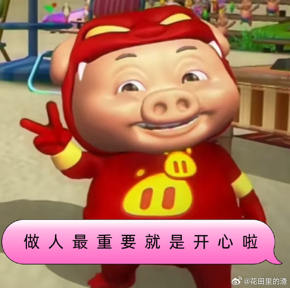 人有哲学 猪有猪学 猪门信徒的信条：不内耗，不emo，不将就。做自己的英雄，让快