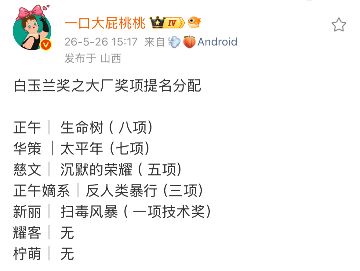 那还说啥了，我家小厂草根但民选核爆剧伟大 