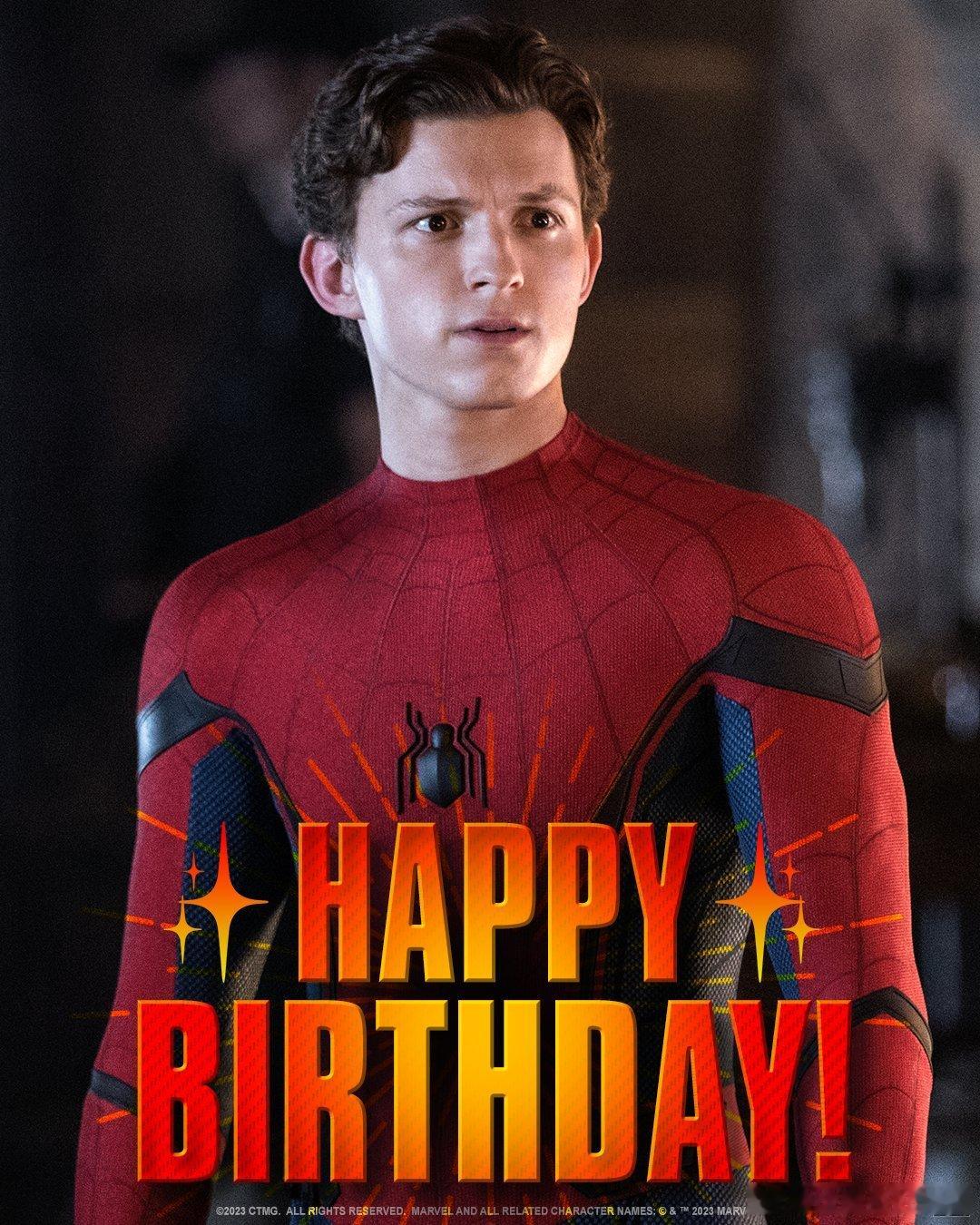 #荷兰弟28岁生日快乐##tomholland0601生日快乐# 祝“荷兰弟”汤