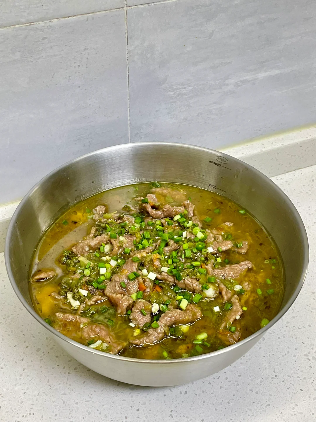 烧椒豆花牛肉也太绝了，附详细做法～
