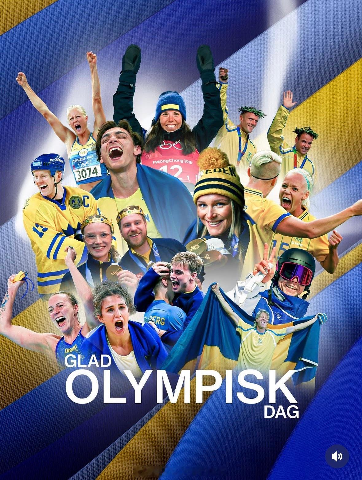 🇸🇪奥委会发文庆祝今天的奥林匹克日，这个C位… 