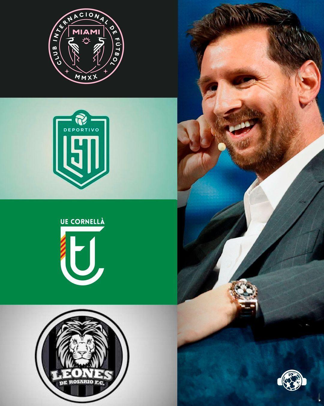 后高雷雷时代的科内利亚，迎来了梅西的入主。在阿根廷，梅西创立了罗萨里奥雄狮足球俱