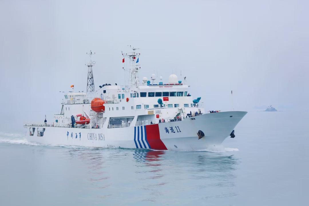 3月7日至8日，我国北方海区最大的海事巡逻船“海巡11”轮在烟台海域开展巡航执法