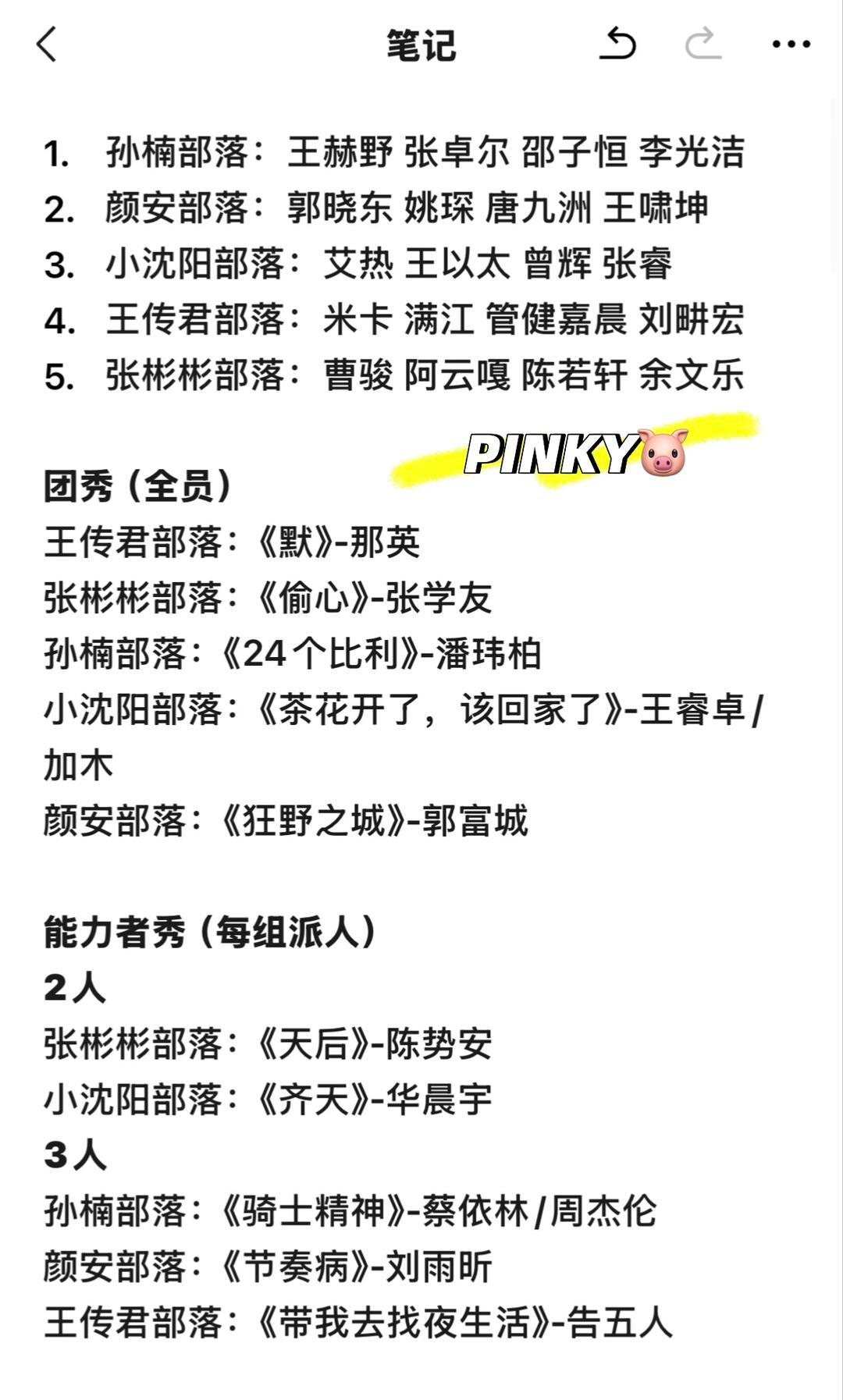 披荆斩棘的哥哥三公选曲 新增能力者秀 ​​​