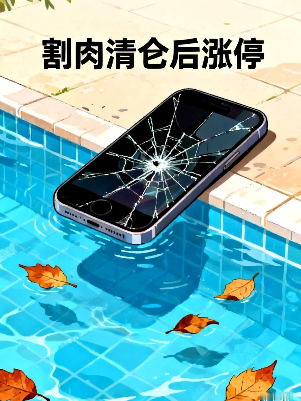 开盘那一下，屏幕一片血红，持有的票直泻9%多，手在接近跌停板的价位抖了抖，干脆清