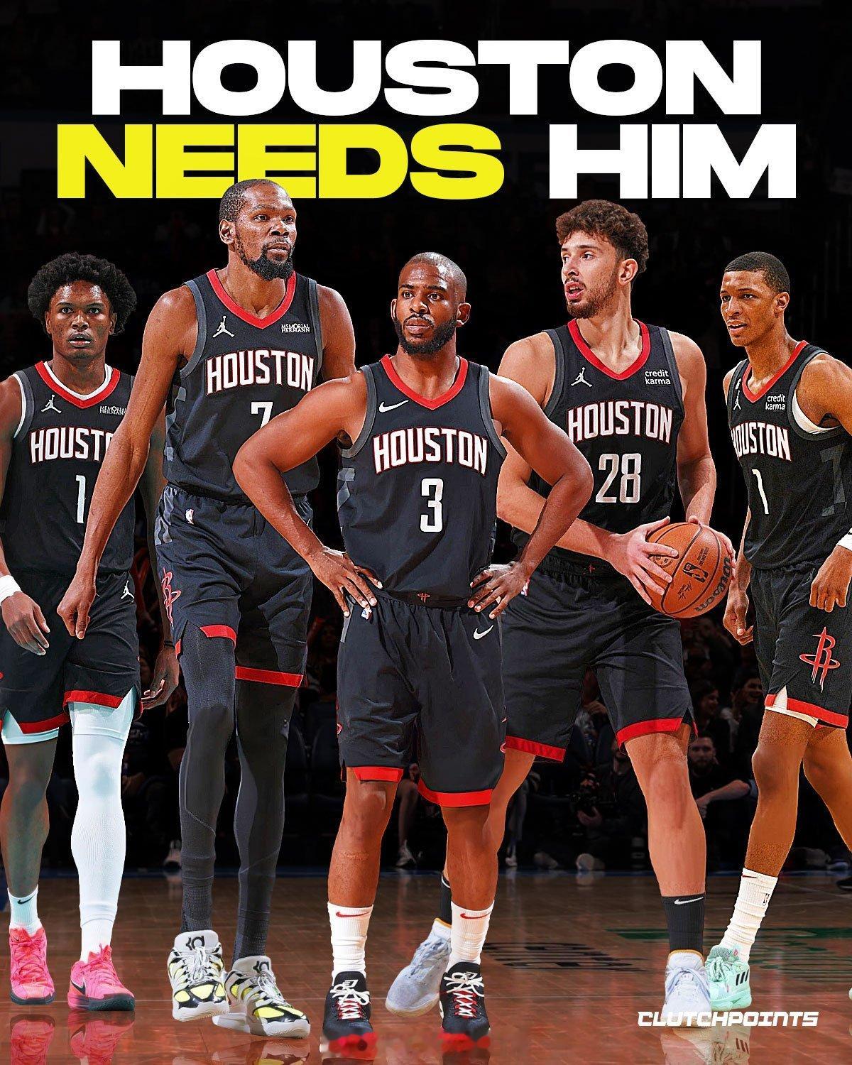 Clutch Points还在建议火箭拿下保罗，你们认为火箭应该得到保罗吗？休斯