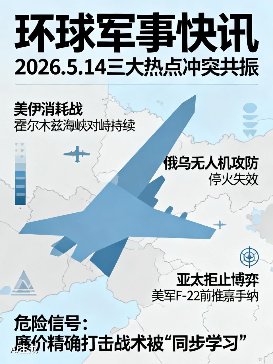 【环球军事快讯】链式反应加速，全球安全根基松动

2026年5月14日，三大热点