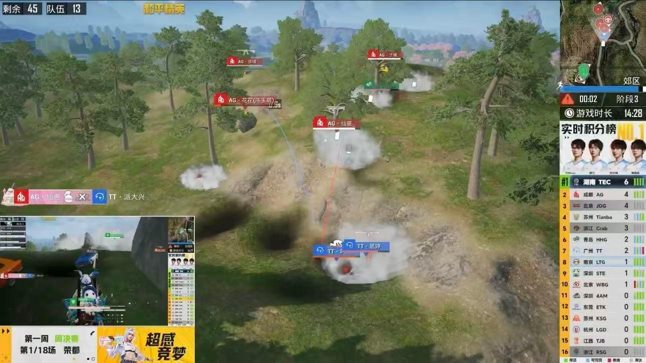 AG仙崽手感火热拿下四连枪王，赛场操作行云流水，顶尖的个人能力直接拉满！AG仙崽