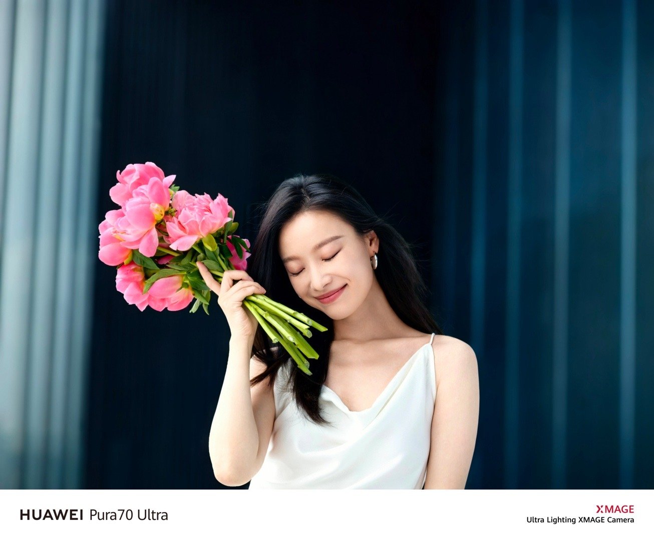 倪妮与花的一瞬，520来了~华为Pura70 #镜头下的人生一瞬#，今天给他/她