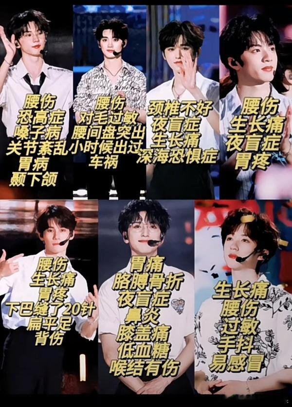 网友总结了时代少年团所有成员 所受的伤病 这么一看 是不是做明星也很不容易 你更