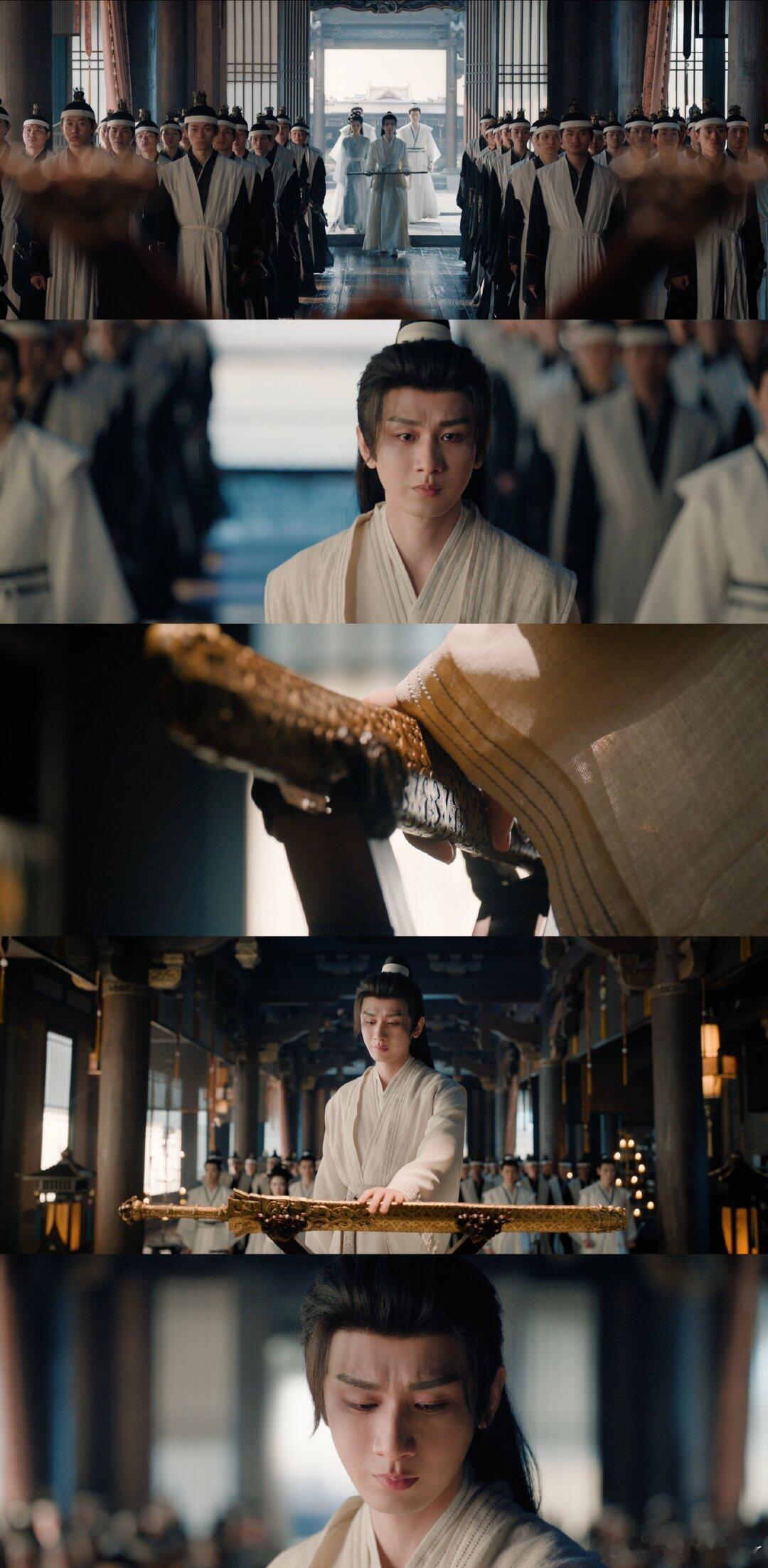 《天地剑心》中最戳我的一个场景“剑心不败，永护人间”父亲离世，富贵少爷为守护人间