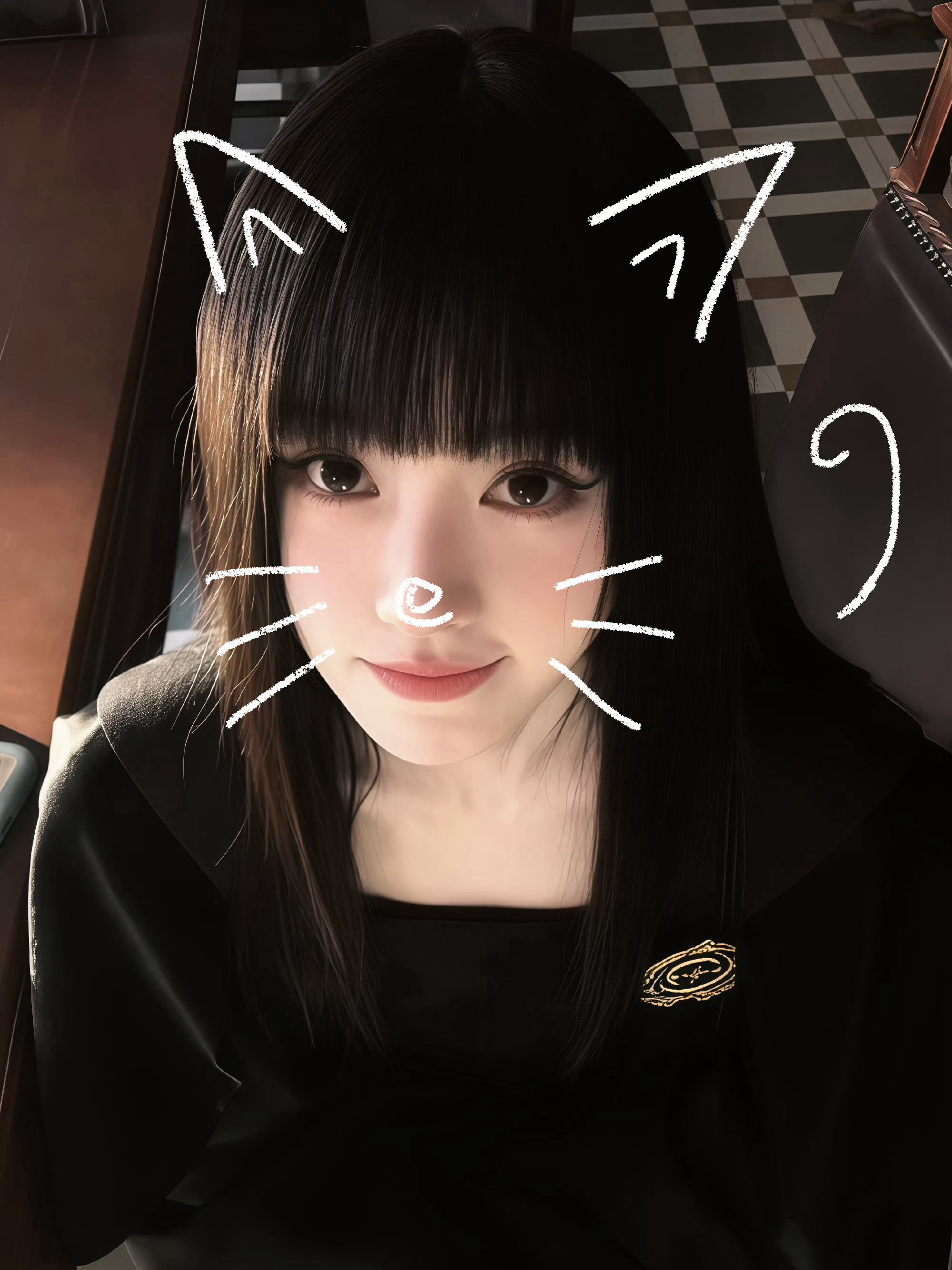 这看起来是一只小猫^⦁᎑-^ ੭ 